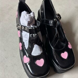 Black and Pink Maryjane Type